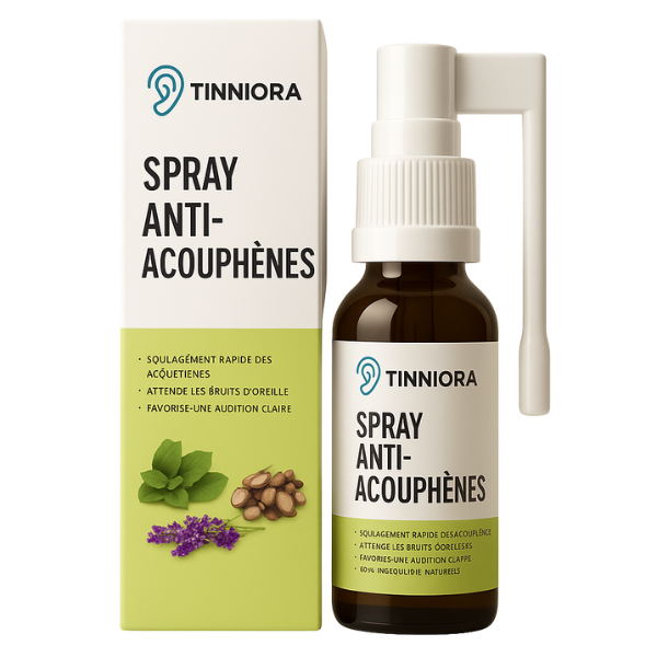 Spray Tinniora contre les acouphènes | Un soulagement perceptible en seulement 7 jours