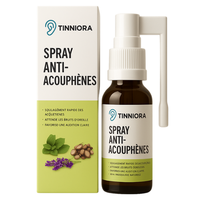 Spray Tinniora contre les acouphènes | Un soulagement perceptible en seulement 7 jours
