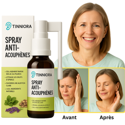 Spray Tinniora contre les acouphènes | Un soulagement perceptible en seulement 7 jours