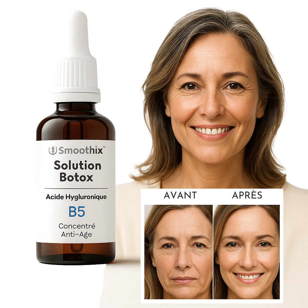 Smoothix™ Solution Botox | Réduit 98 % des rides et ridules en seulement 15 heures !