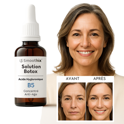 Smoothix™ Solution Botox | Réduit 98 % des rides et ridules en seulement 15 heures !